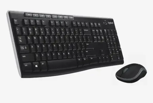Pack clavier et souris Logitech Wireless Desktop MK270